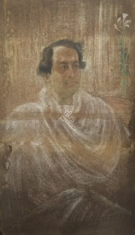 Unknown (Artist), Portrait of Amal Home, 1940, Painting