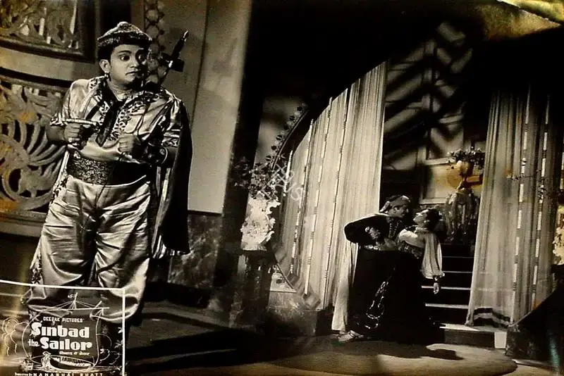 Nanabhai Bhatt (Director), Sinbad Jahaaji, 1952, Lobby Card