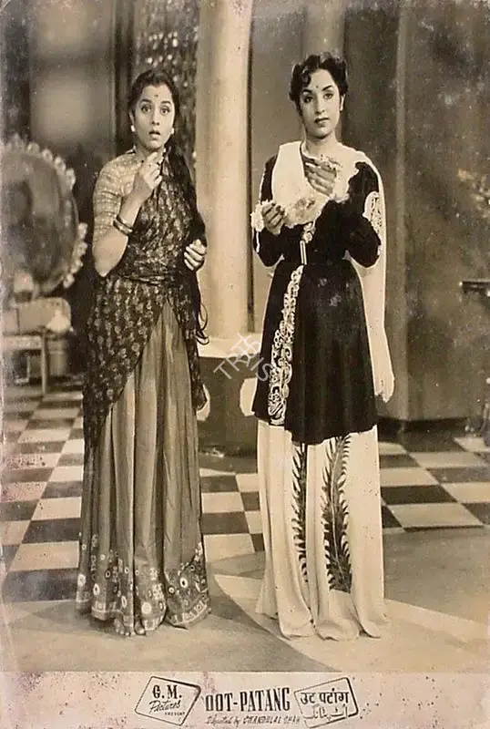 Chandulal J. Shah (Director), Oot Patang, 1955, Lobby Card