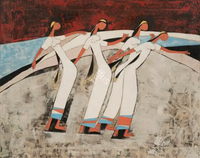 G.R. Santosh (Artist), Untitled, 1958, Painting