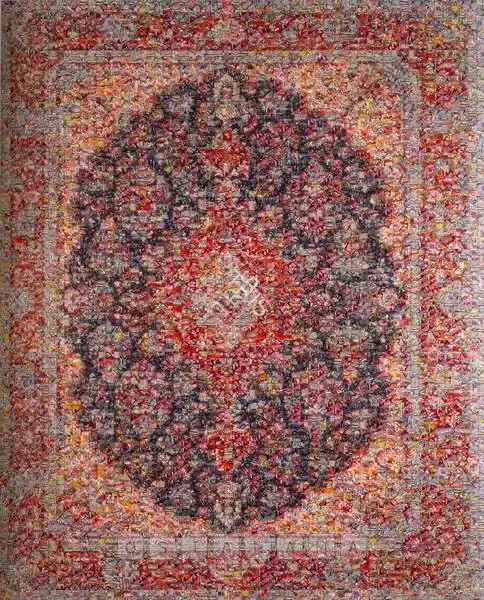 Rashid Rana (Artist), Red Carpet # 2, 2007, Print