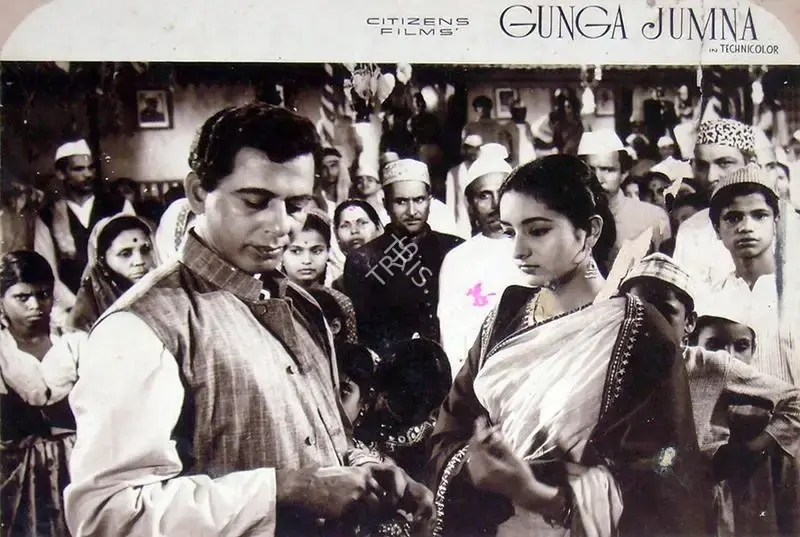 V. Babasaheb (Cinematographer), Gunga Jamuna, 1961, Lobby Card