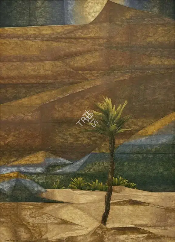 Sabavala, Jehangir (Artist). Under The Shadow Of ... II, 1989 | Painting, AG.Onl/20.12.20, 2020 · Asta Guru