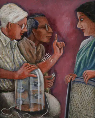 Amit Ambalal (Artist), Untitled, 1987, Painting