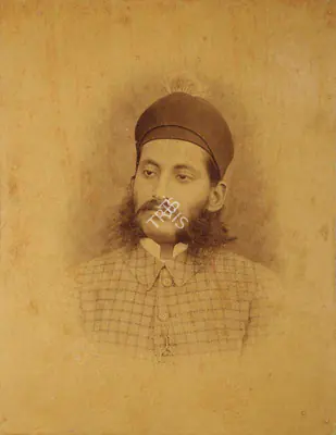 Lala Deen Dayal (Photographer), His Highness the Nizam G.C.S.I, 1889, Antiquarian Photograph