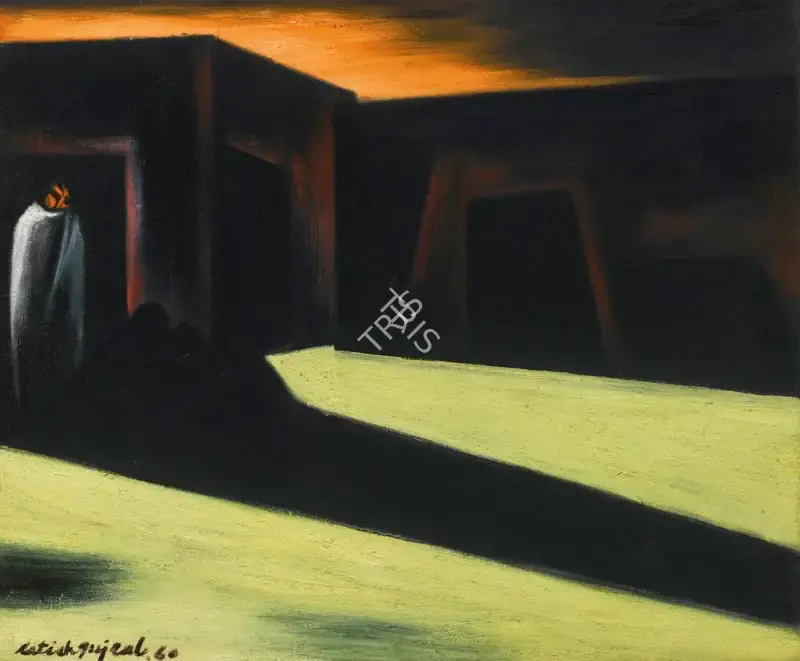 Satish Gujral (Artist), Untitled (Man), 1960, Painting