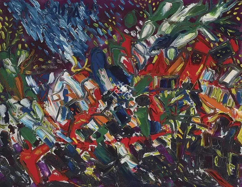Souza, F.N. (Artist). Garden City, 1969 | Painting, AG.Mum/11.03.26, 2026 · Asta Guru