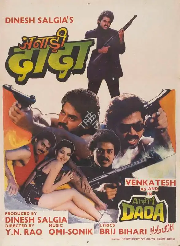 Dinesh Salgia (Producer), Anari Dada, 1994, Full Sheet Poster