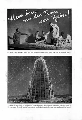 Erich Pommer (Producer), Metropolis, 1927, Film Programme