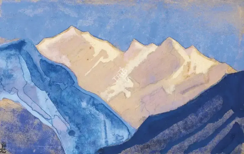 Nicholas Roerich (Artist), Autumn in Kuluta, 1925, Painting