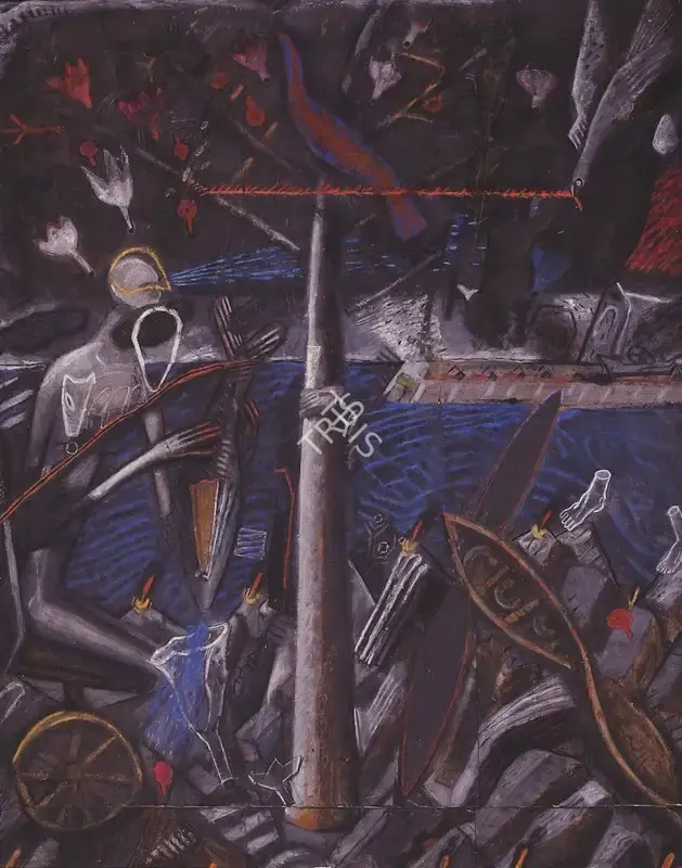 C.&nbsp;Douglas (Artist), Untitled, 1990, Painting