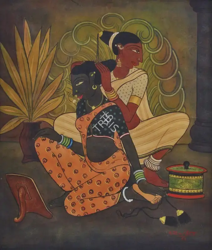 K. Rajaiah (Artist), Untitled, 1953, Painting