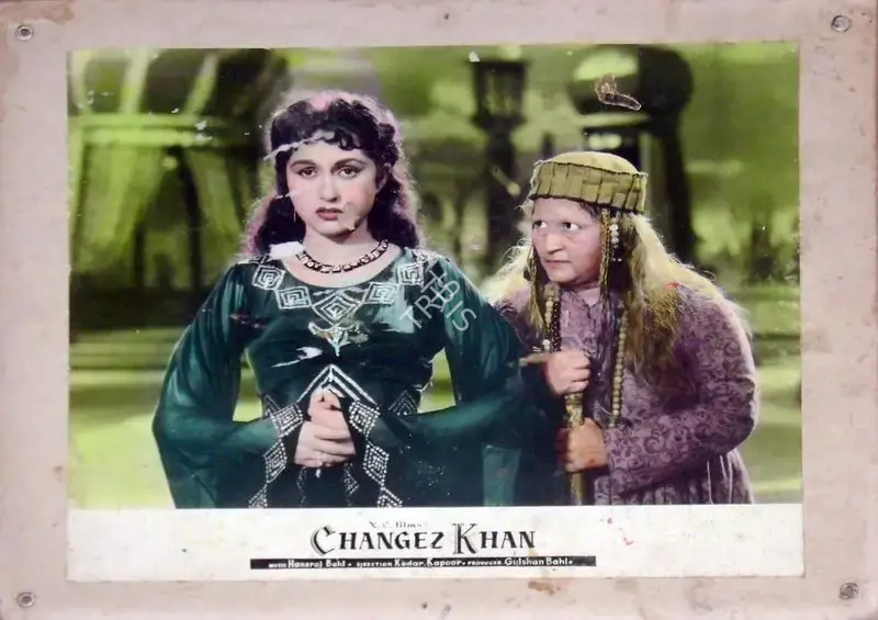 Y.D. Sarpotdar (Cinematographer), Changez Khan, 1957, Lobby Card