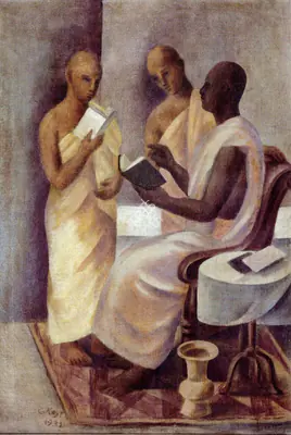 George Keyt (Artist), The Lesson, 1932, Painting