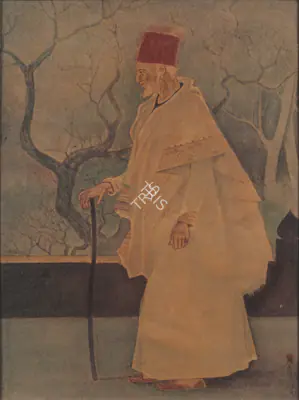 D.P. Roy Chowdhury (Artist), Mirza Ghalib, 1925, Painting