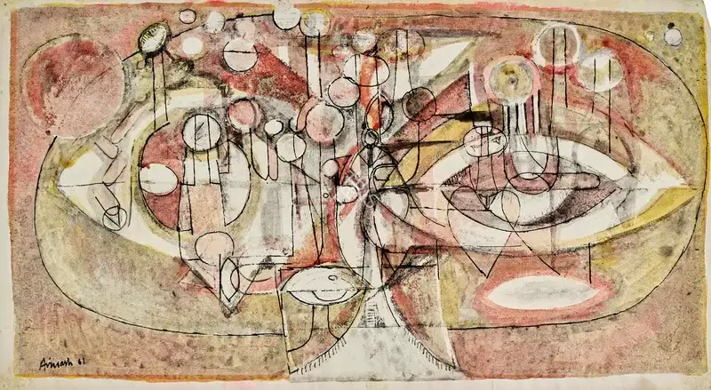 Avinash Chandra (Artist), Untitled, 1961, Painting