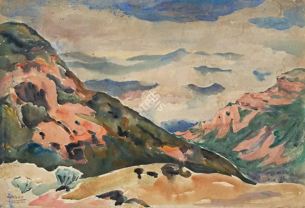 K.K. Hebbar (Artist), Untitled, 1951, Painting
