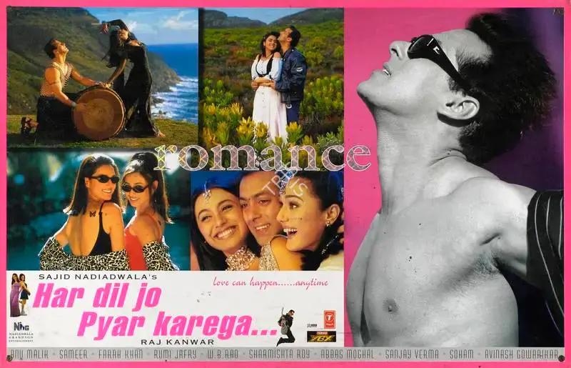 Sajid Nadiadwala (Producer), Har Dil Jo Pyar Karega, 2000, Lobby Card