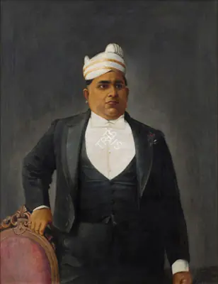 Raja Ravi Varma (Artist), The First Prince of Travancore, 1901, Painting