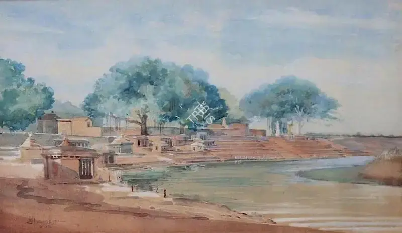 M.V. Dhurandhar (Artist), Untitled, 1908, Painting