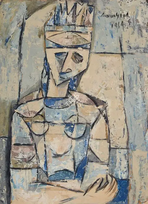 Goud, K. Laxma (Artist). Untitled, 1964 | Painting, AG.Onl/22.02.25, 2025 · Asta Guru