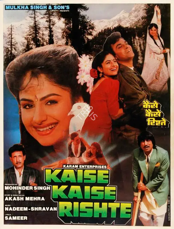 Mohinder Singh (Producer), Kaise Kaise Rishte, 1993, Song-Synopsis Booklet