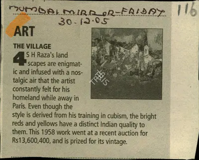 The Village, 2005, Newspaper Clipping