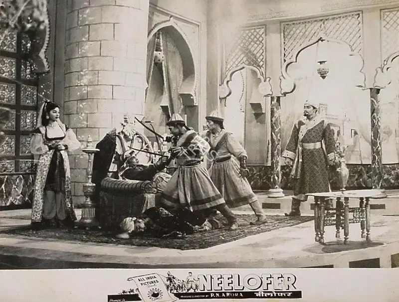 P.N. Arora (Producer), Neelofer, 1957, Lobby Card