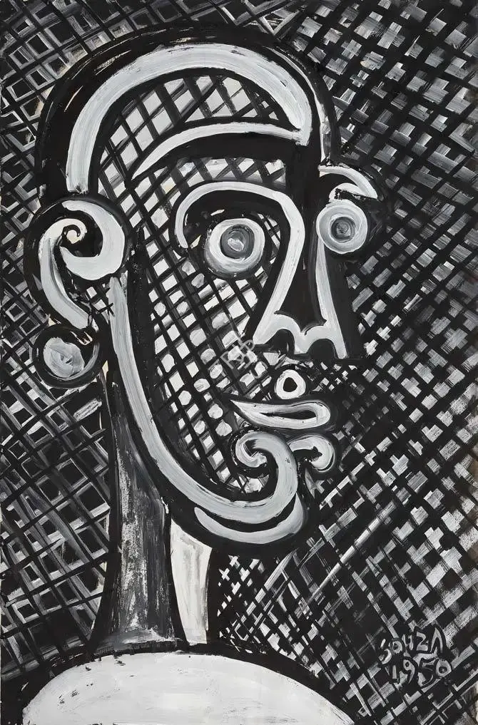 F.N. Souza (Artist), Untitled, 1950, Painting