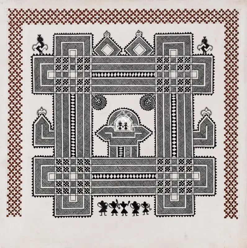 Lakshmi Gademane (Artist), Untitled (Chittara Art), Painting