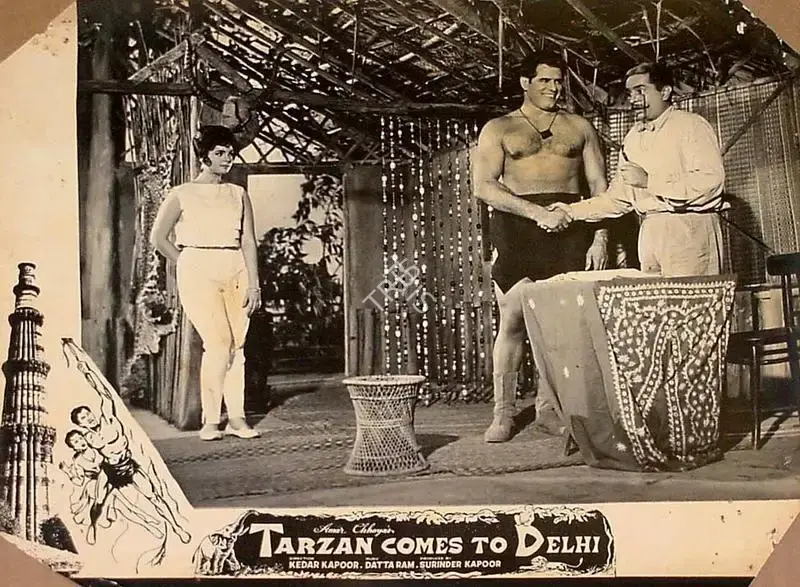 Surinder Kapoor (Producer), Tarzan Delhi Me, 1965, Lobby Card