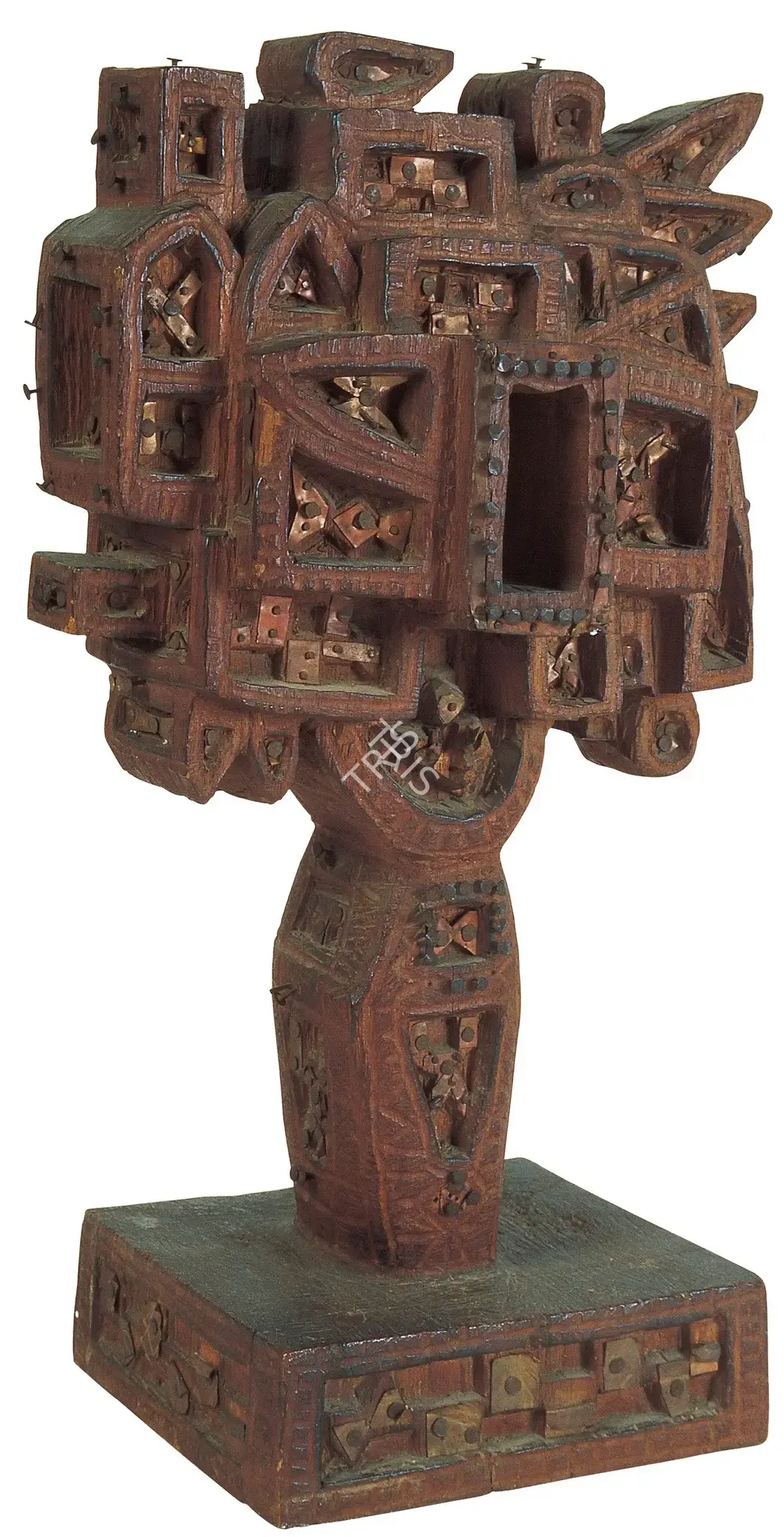 Bhagat, Dhanraj (Artist). Monarch Series, 1965 | Sculpture, Os.Mum/09.02.05, 2005 · Osian's