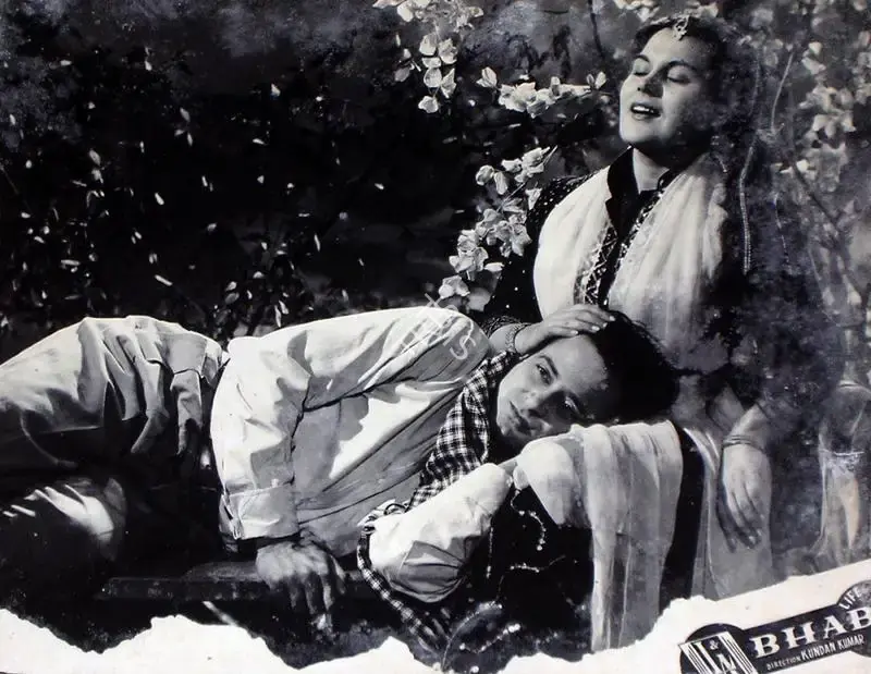 Kundan Kumar (Director), Bhabhi, Lobby Card