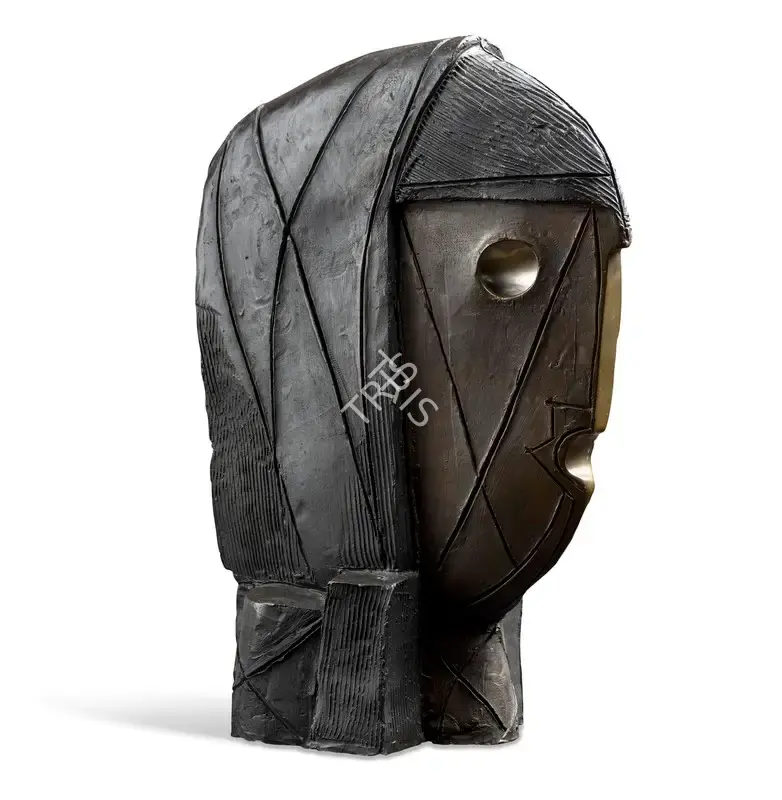 Himmat Shah (Artist), Untitled (Head), 2006, Sculpture