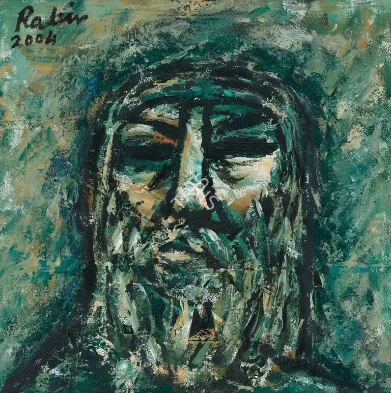 Mondal, Rabin (Artist). Face, 2004 | Painting, Ch.NeY/01.04.26, 2026 · Christie's