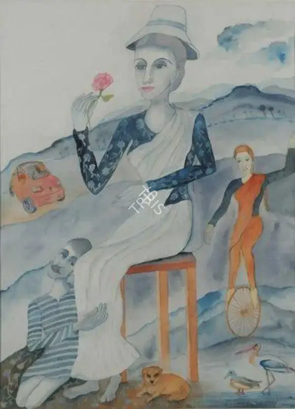 Lalitha Lajmi (Artist), Untitled, Painting