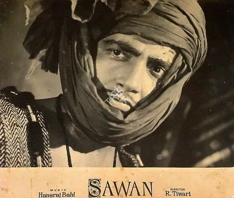 Gulshan Bahl (Producer), Sawan, 1959, Lobby Card