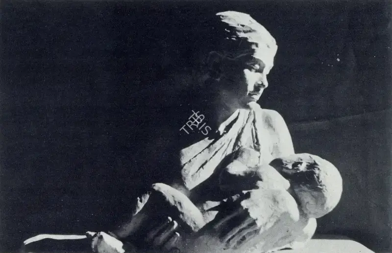 V.P. Karmarkar (Artist), Destitute, Sculpture