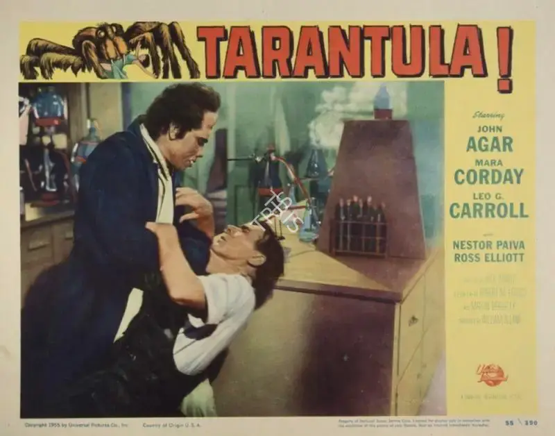 George Robinson (Cinematographer), Tarantula, 1955, Lobby Card
