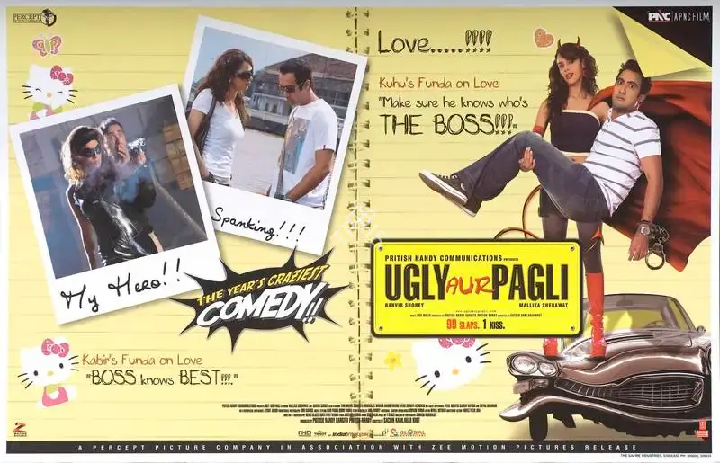 Pritish Nandy (Producer), Ugly Aur Pagli, 2008, Lobby Card
