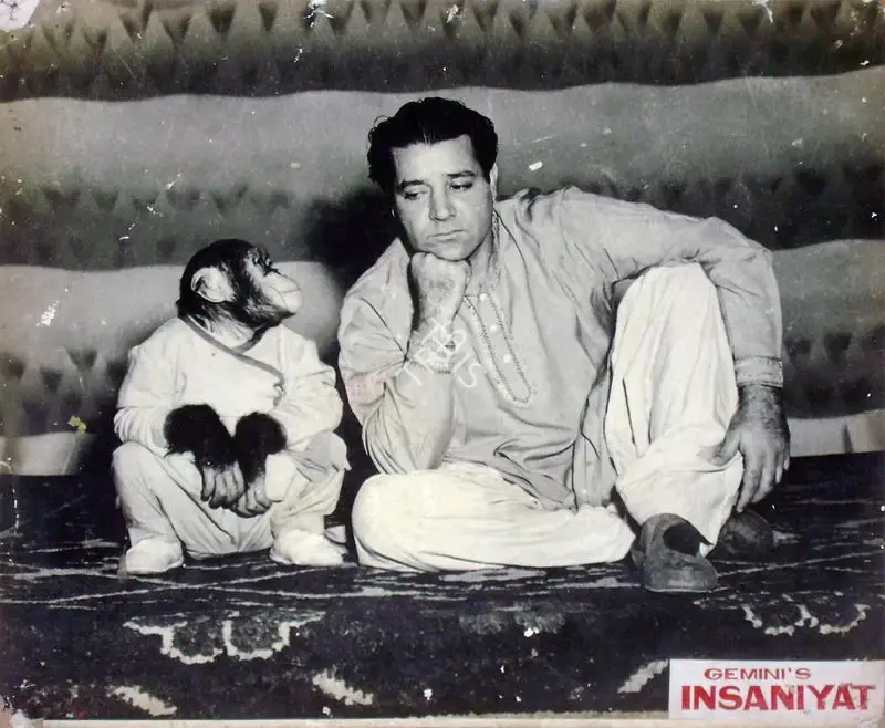 P. Ellappa (Cinematographer), Insaniyat, 1955, Lobby Card