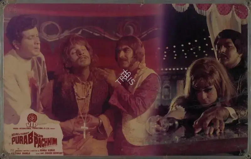 V.N. Reddy (Cinematographer), Purab Aur Pachhim, 1970, Lobby Card