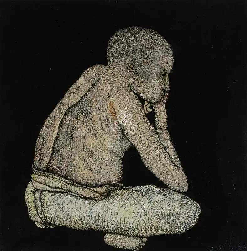 Jogen Chowdhury (Artist), Untitled, 1980, Painting