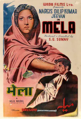 S.U. Sunny (Producer), Mela, 1948, Half Sheet Poster