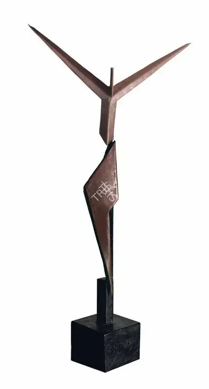 A.M. Davierwalla (Artist), Crucifixion, 1955, Sculpture