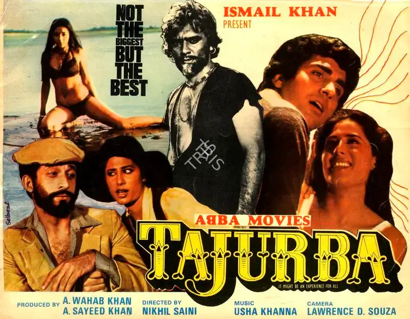 A.Sayeed Khan (Producer), Tajurba, 1981, Song-Synopsis Booklet