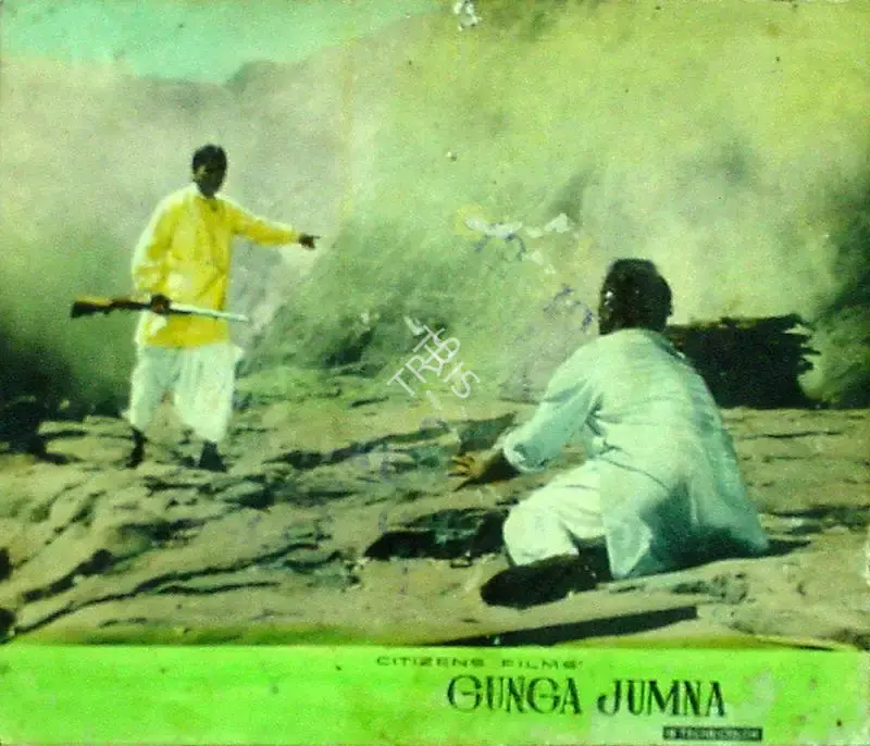 V. Babasaheb (Cinematographer), Gunga Jamuna, 1961, Lobby Card