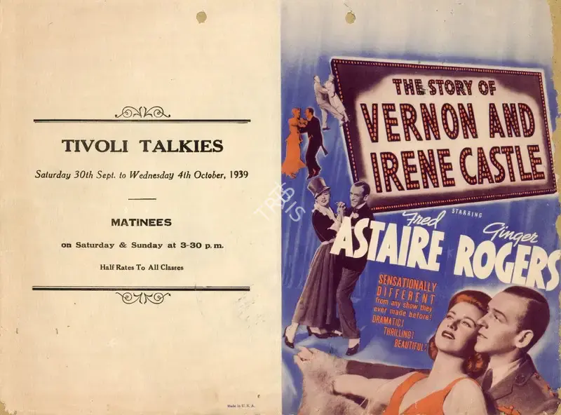 H.C. Potter (Director), The Story of Vernon and Irene Castle, 1939, Handbill