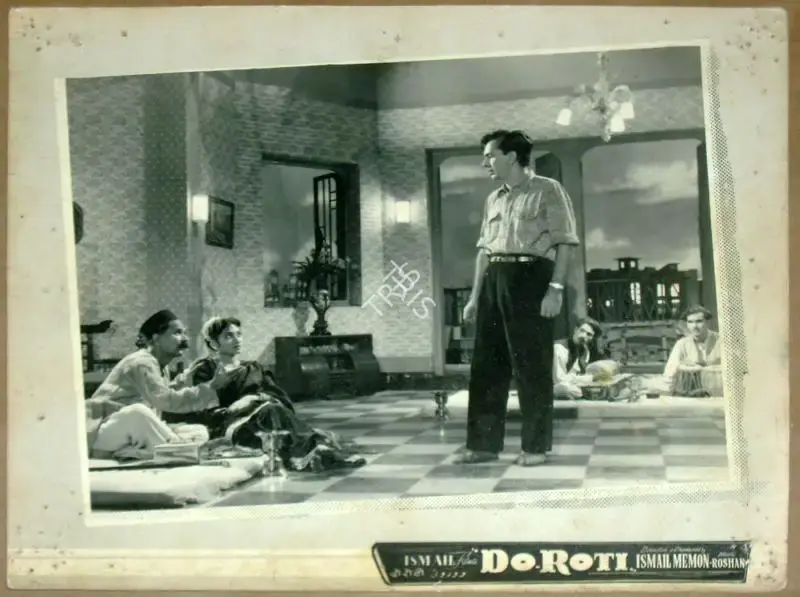 P. John (Cinematographer), Do Roti, 1957, Lobby Card