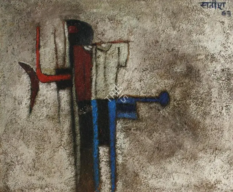 Satish Gujral (Artist), Lovers, 1963, Painting